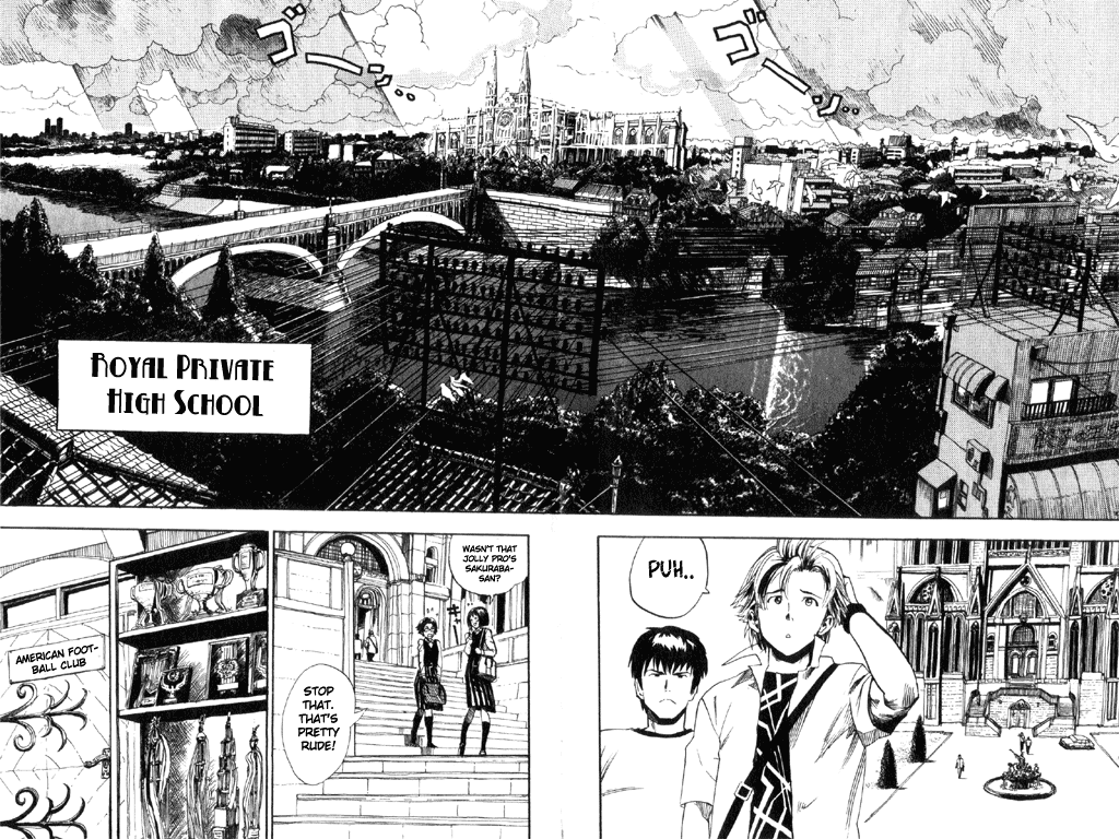Eyeshield 21 Chapter 8 page 12 - Chapter 8: That Hand Won't Stop Me