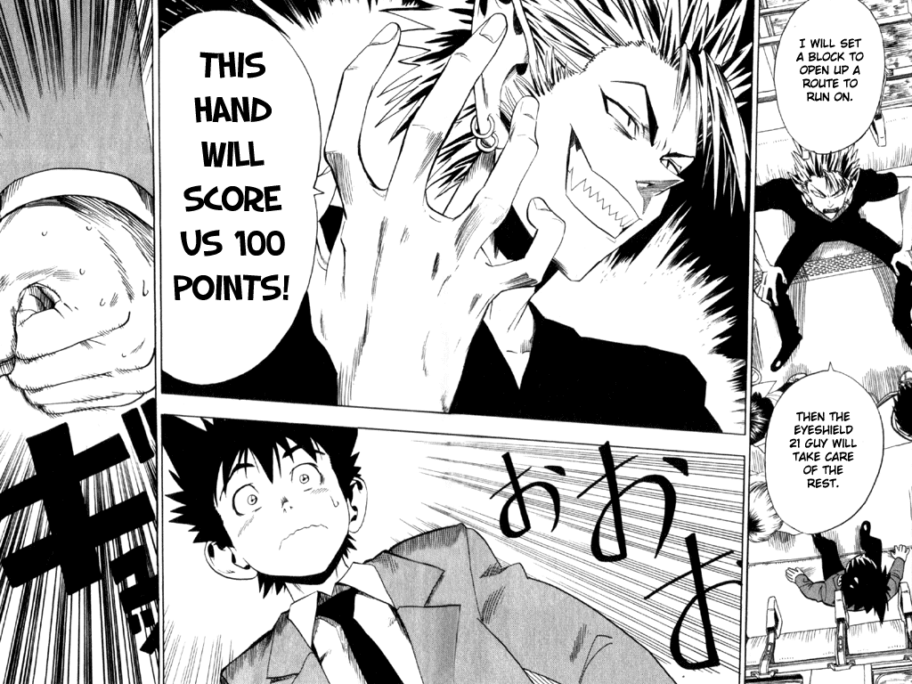 Eyeshield 21 Chapter 8 page 21 - Chapter 8: That Hand Won't Stop Me