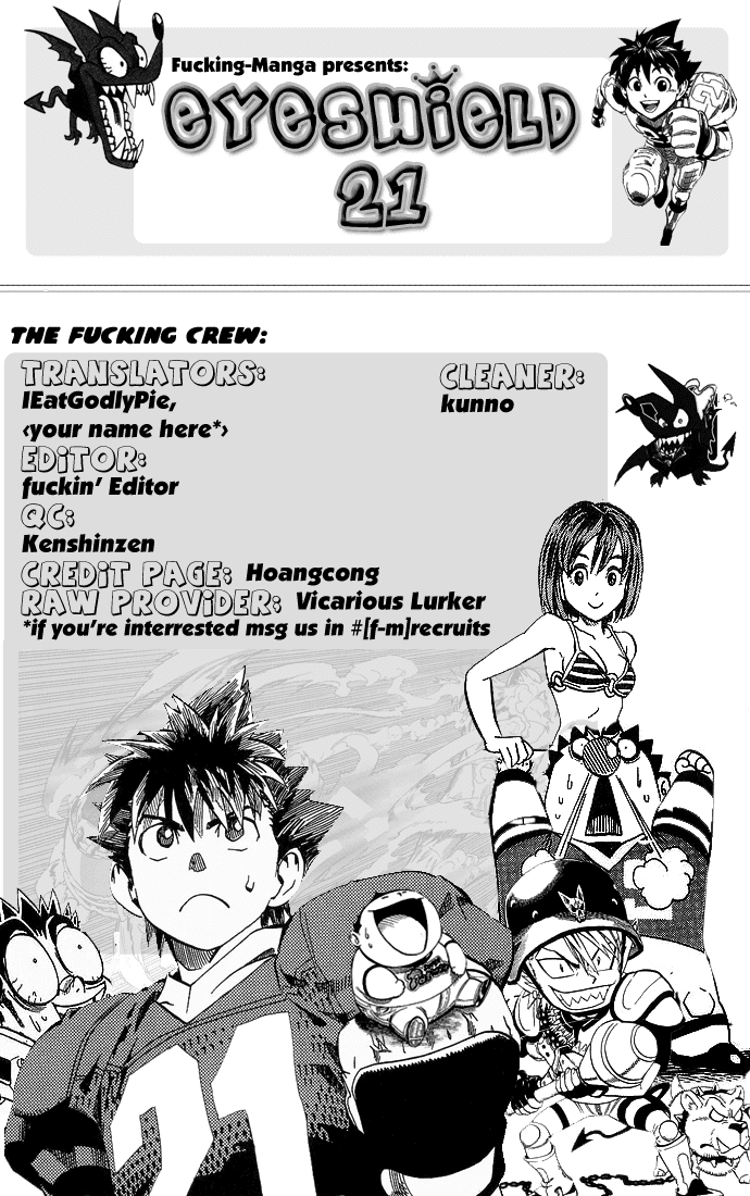 Eyeshield 21 Chapter 83 page 20 - Chapter 83: Protector and the Protected