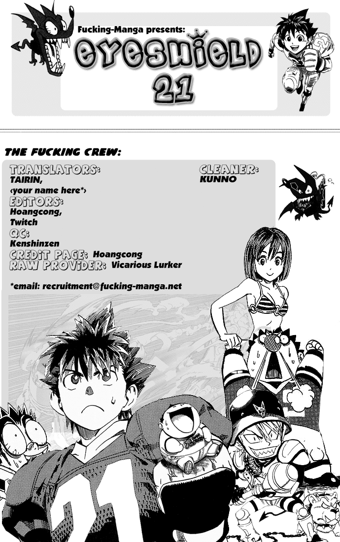 Eyeshield 21 Chapter 85 page 1 - Chapter 85: Raw Diamonds