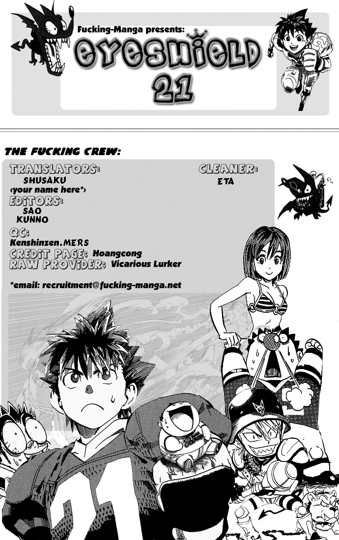 Eyeshield 21 Chapter 88 page 1 - Chapter 88: Black Jack is 21