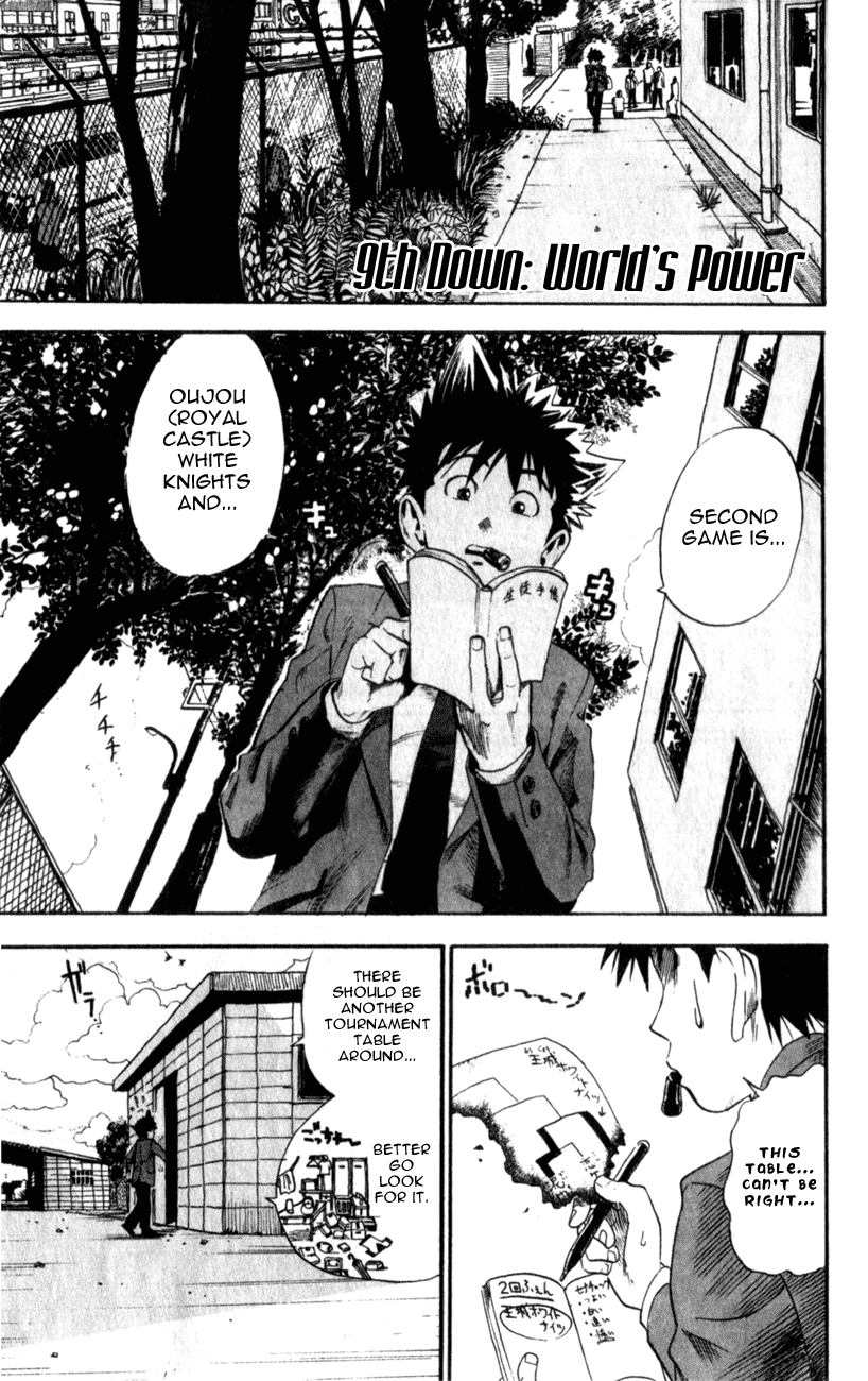 Eyeshield 21 Chapter 9 page 1 - Chapter 9: World's Power