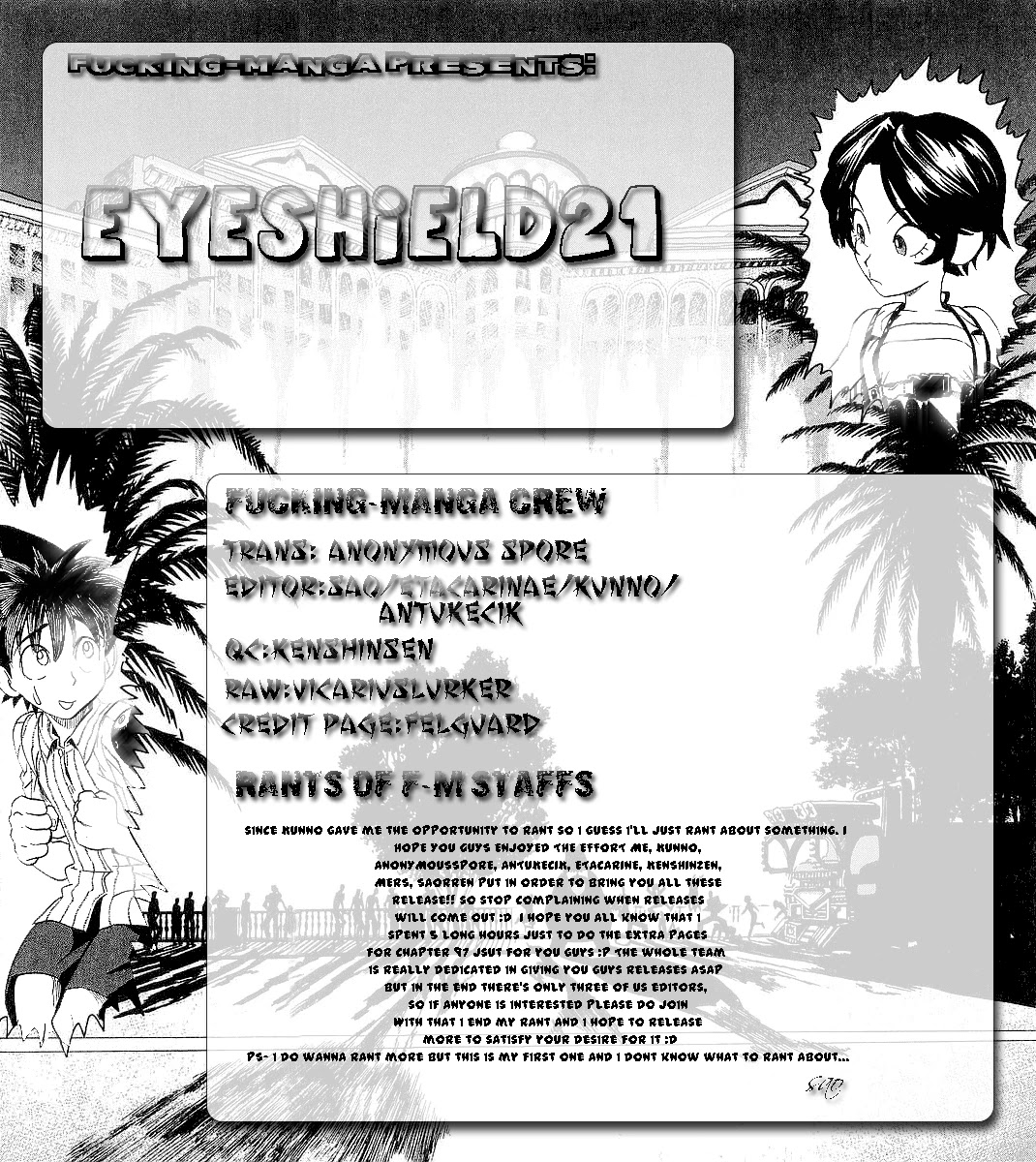 Eyeshield 21 Chapter 99 page 1 - Chapter 99: Victory, The Overture of the Storm