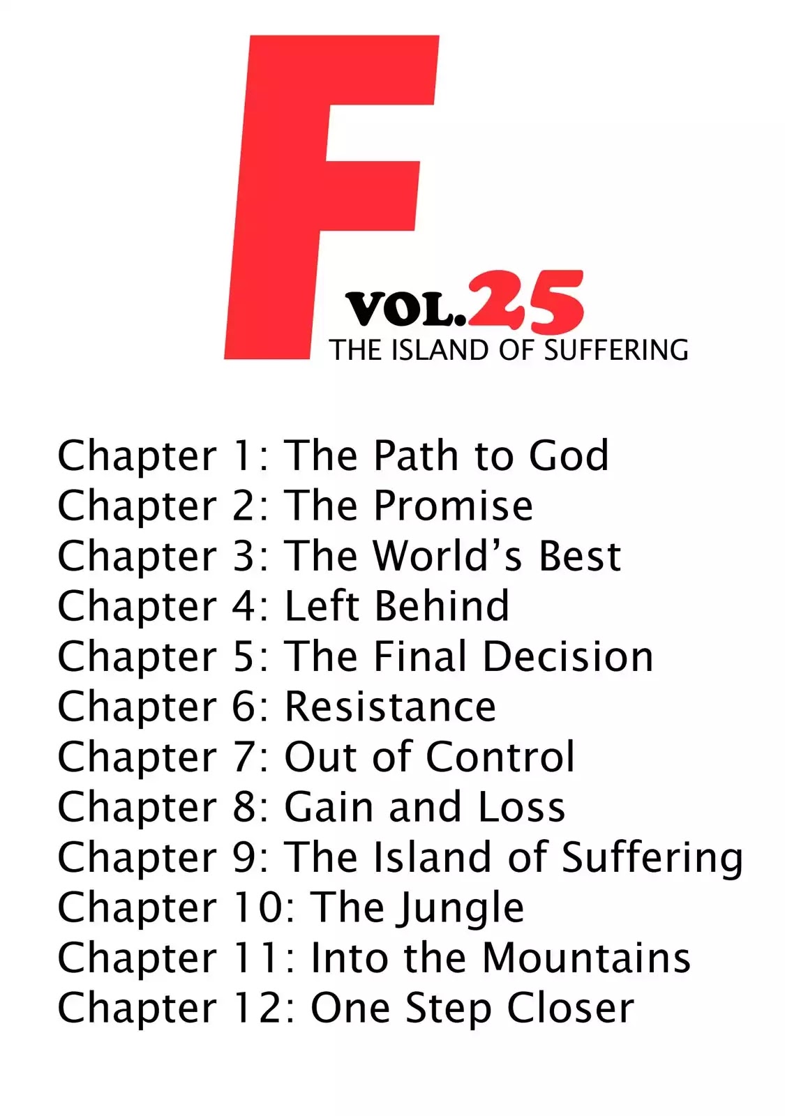F (Noboru Rokuda) Chapter 25.1 page 4 - Vol.25 Chapter 1: The Path to God