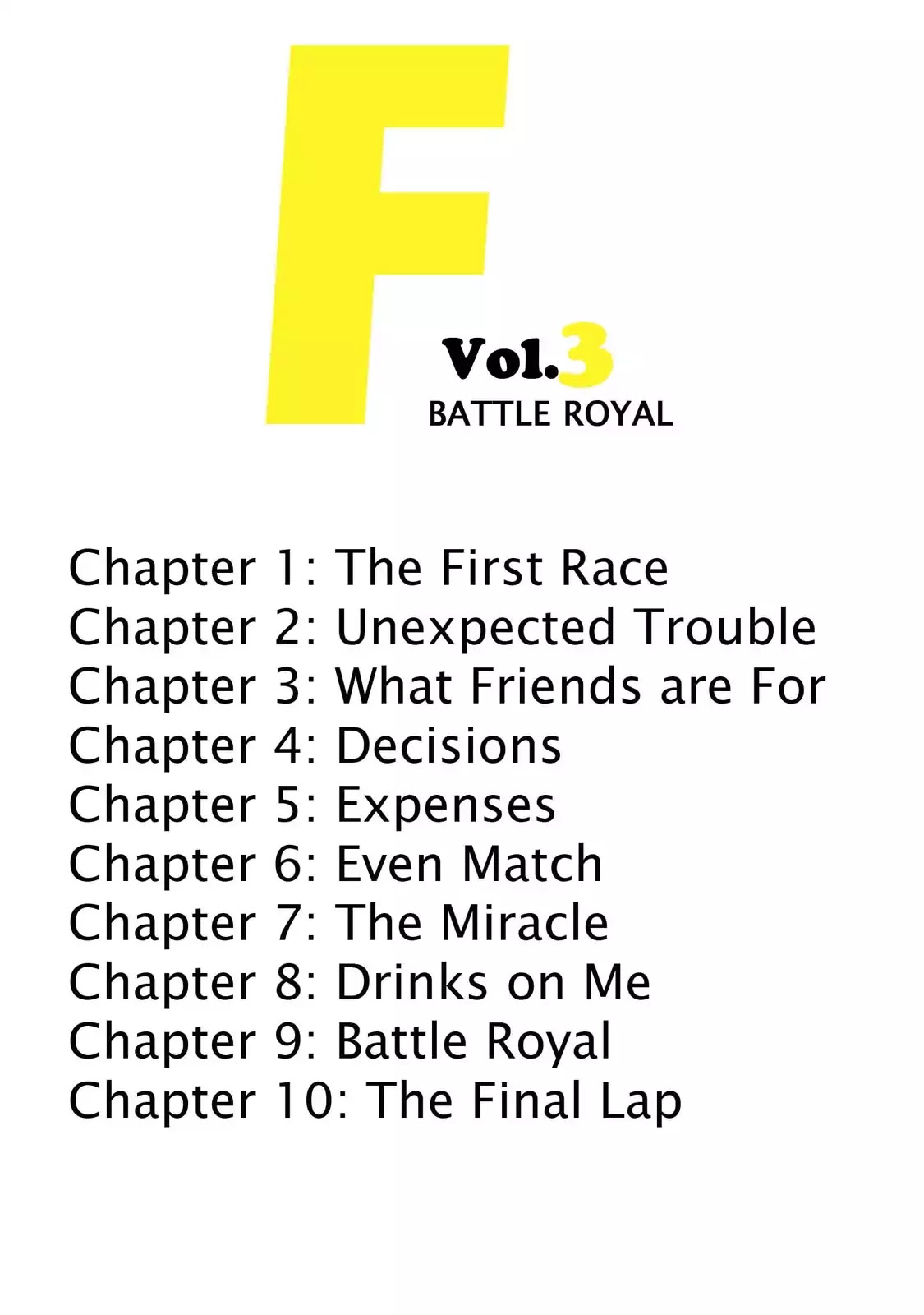 F (Noboru Rokuda) Chapter 3.1 page 4 - Vol.3 Chapter 1: The First Race