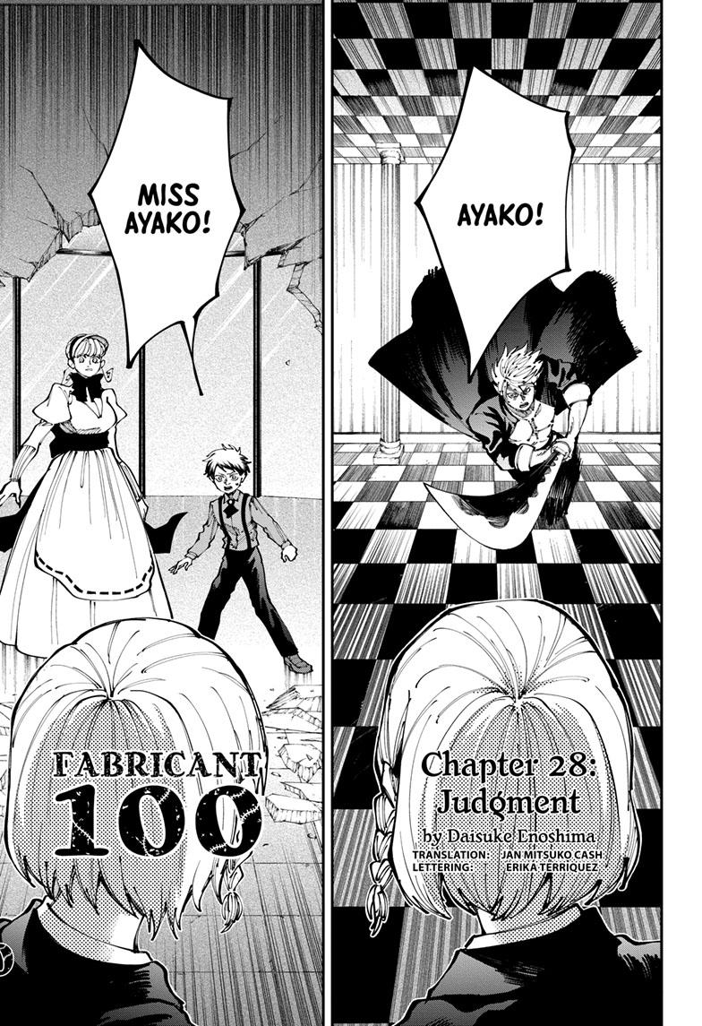 Fabricant 100 Chapter 28 page 1 - Chapter 28