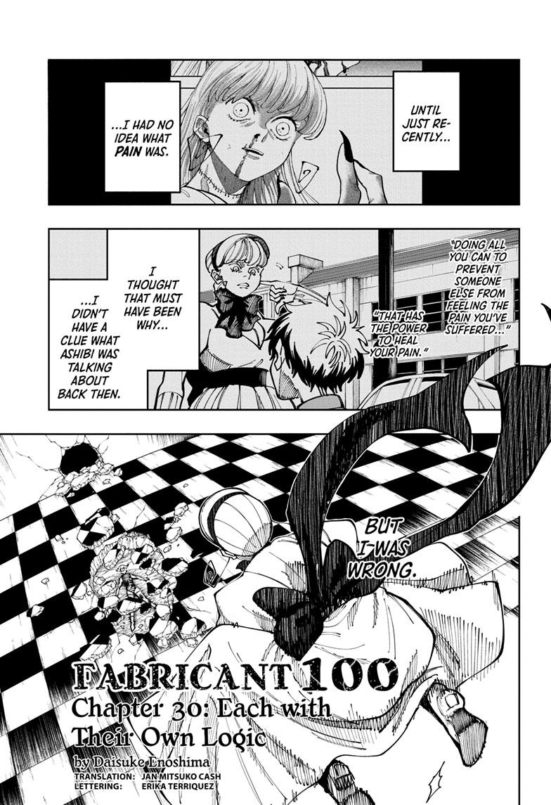 Fabricant 100 Chapter 30 page 1 - Chapter 30