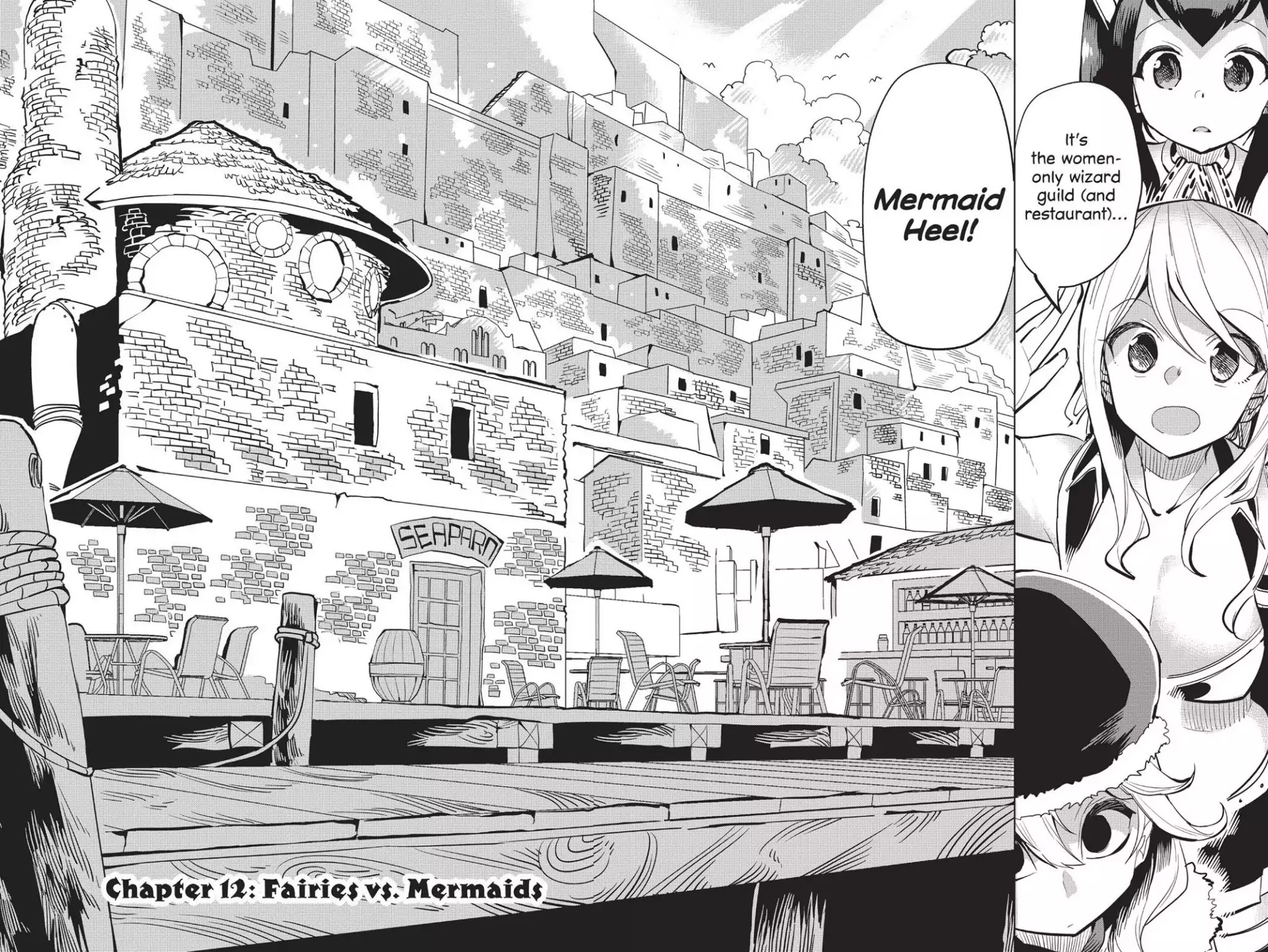 Fairy Girls Chapter 12 page 1 - Chapter 12: Fairues vs. Mermaids