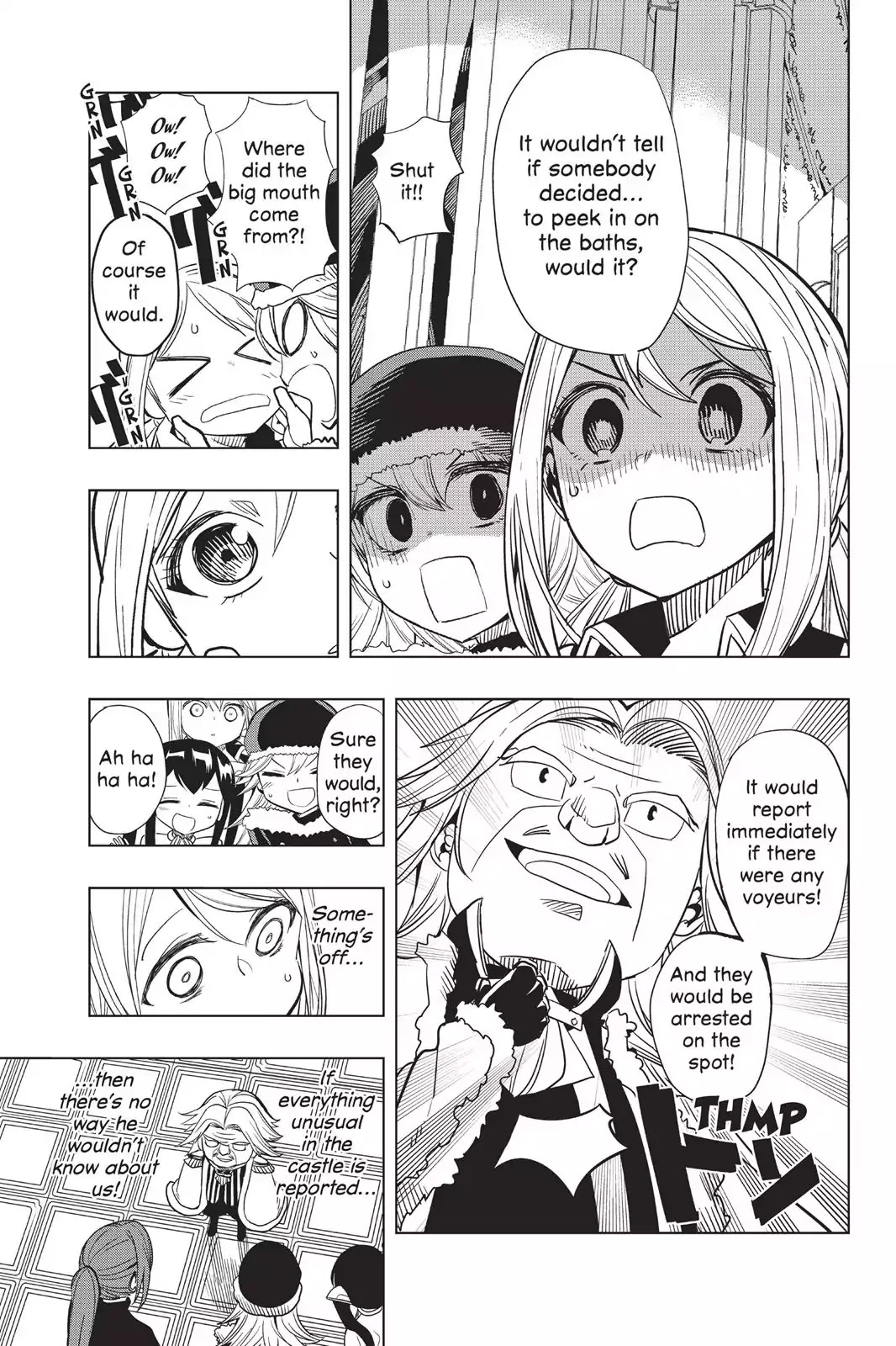 Fairy Girls Chapter 2 page 17 - Chapter 2: Charge! Palace-ing • Bathing • Flying?!