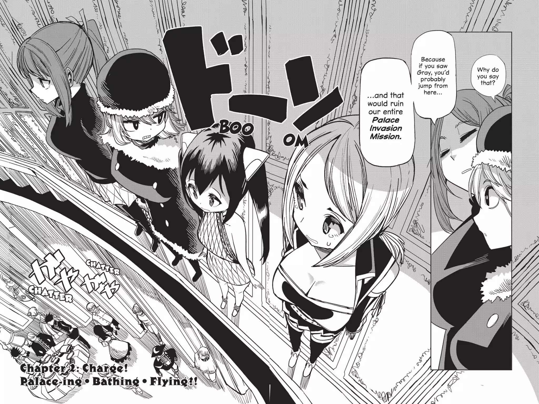 Fairy Girls Chapter 2 page 2 - Chapter 2: Charge! Palace-ing • Bathing • Flying?!
