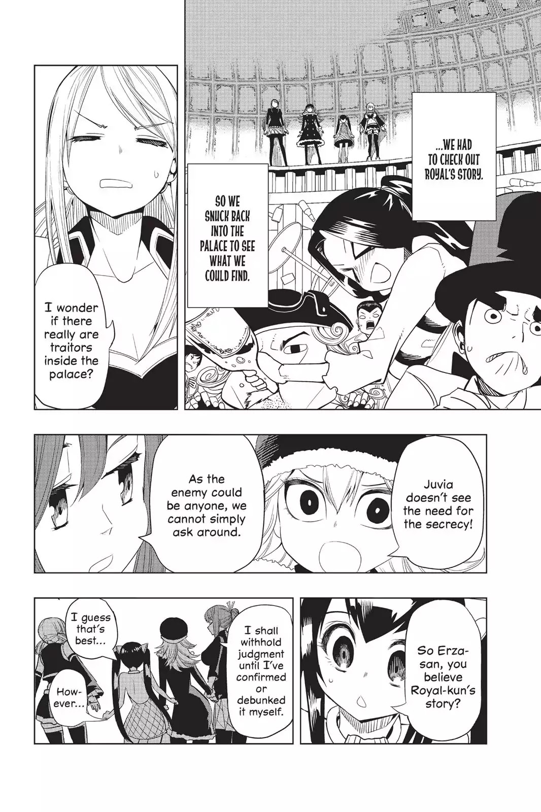 Fairy Girls Chapter 2 page 7 - Chapter 2: Charge! Palace-ing • Bathing • Flying?!
