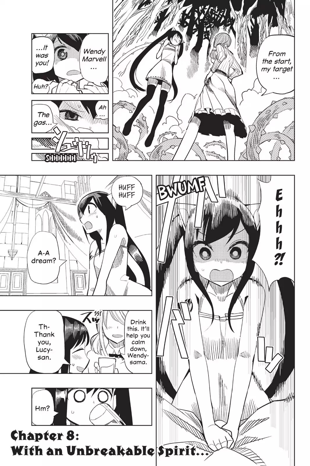 Fairy Girls Chapter 8 page 1 - Chapter 8: With an Unbreakable Spirit