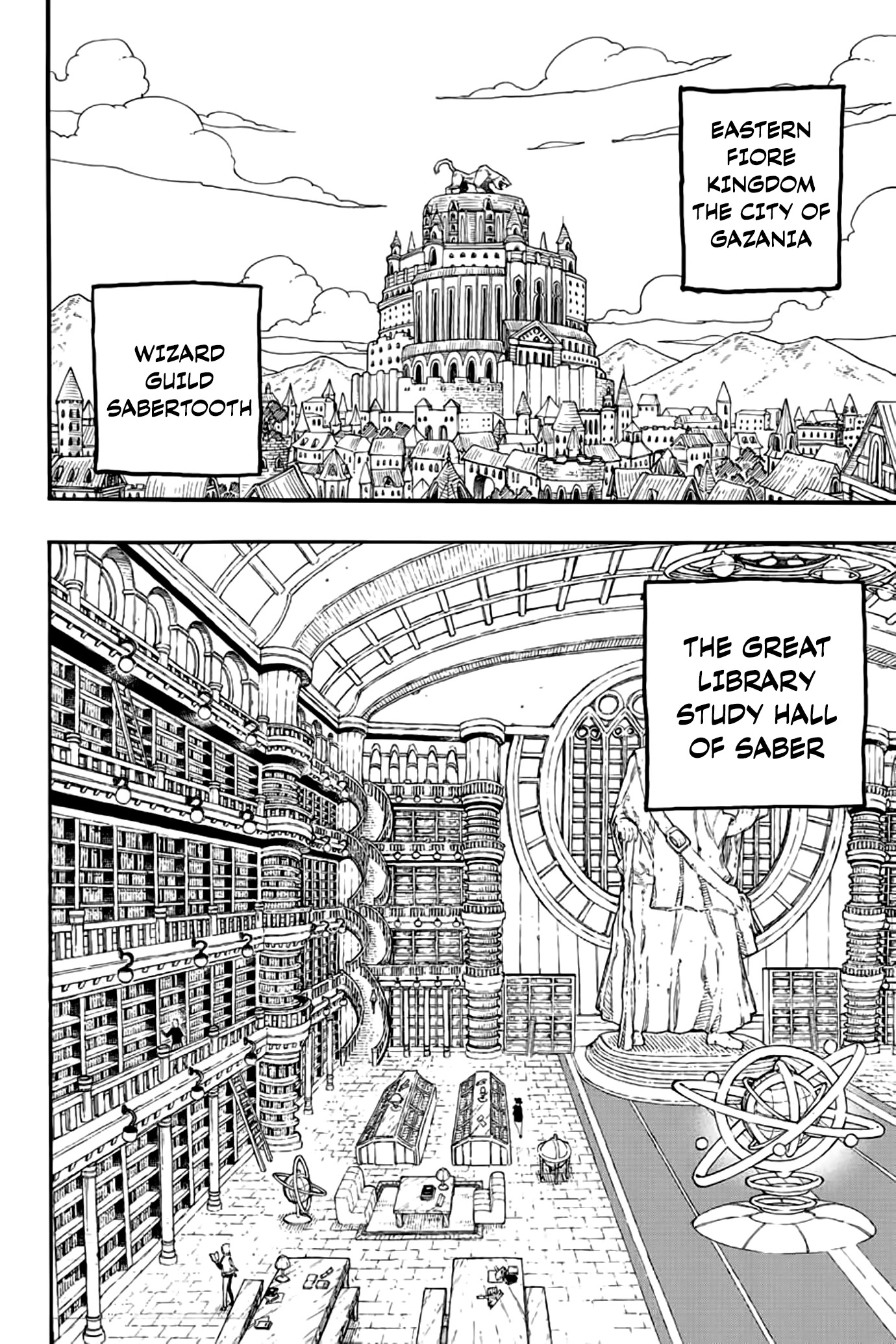 Fairy Tail: 100 Years Quest Chapter 125 page 3 - Chapter 125: The Study Hall of Saber