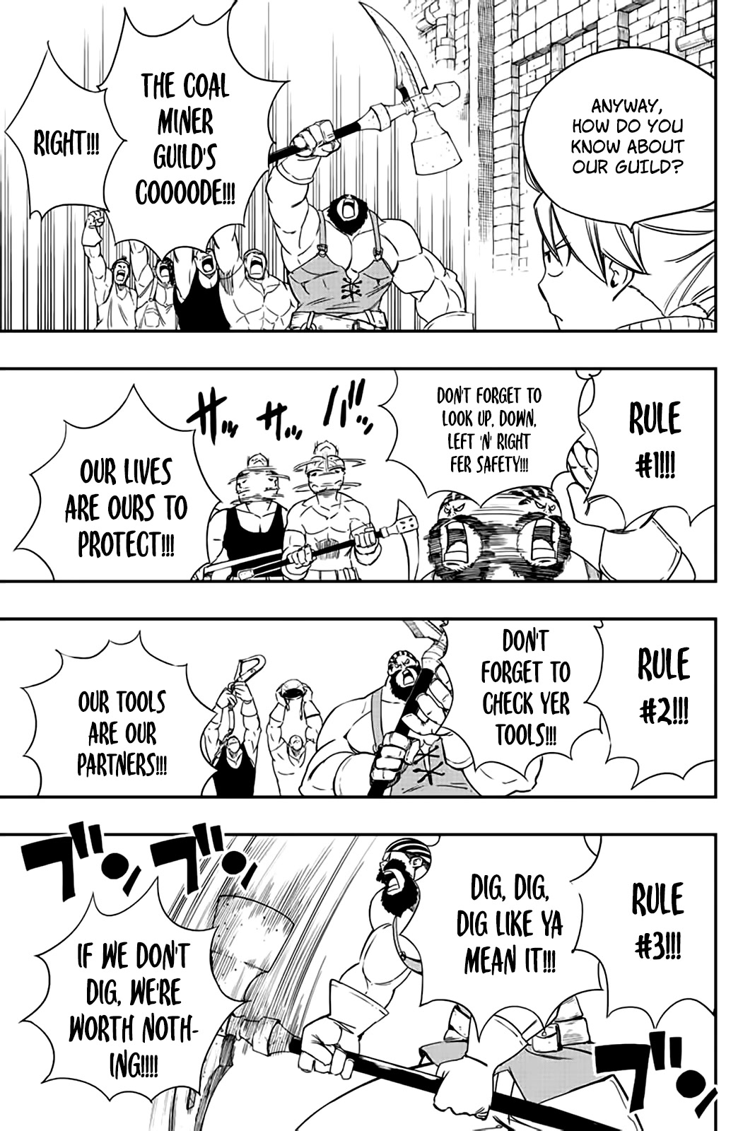 Fairy Tail: 100 Years Quest Chapter 127 page 4 - Chapter 127: Code of the Coal Miner Guild