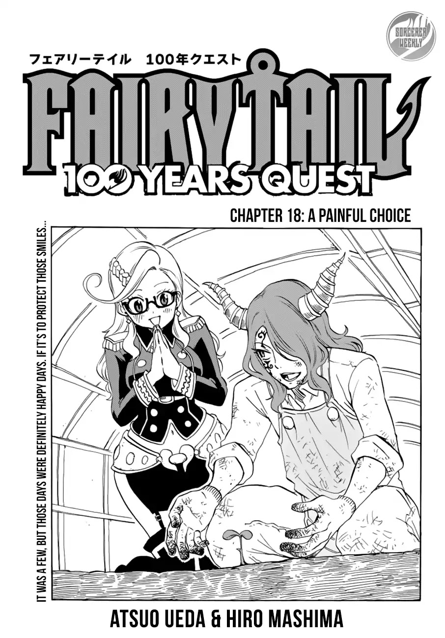 Fairy Tail: 100 Years Quest Chapter 18 page 1 - Chapter 18: A Painful Choice