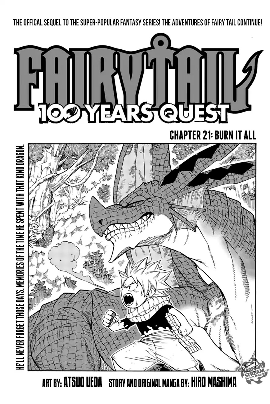 Fairy Tail: 100 Years Quest Chapter 21 page 1 - Chapter 21: Burn It All