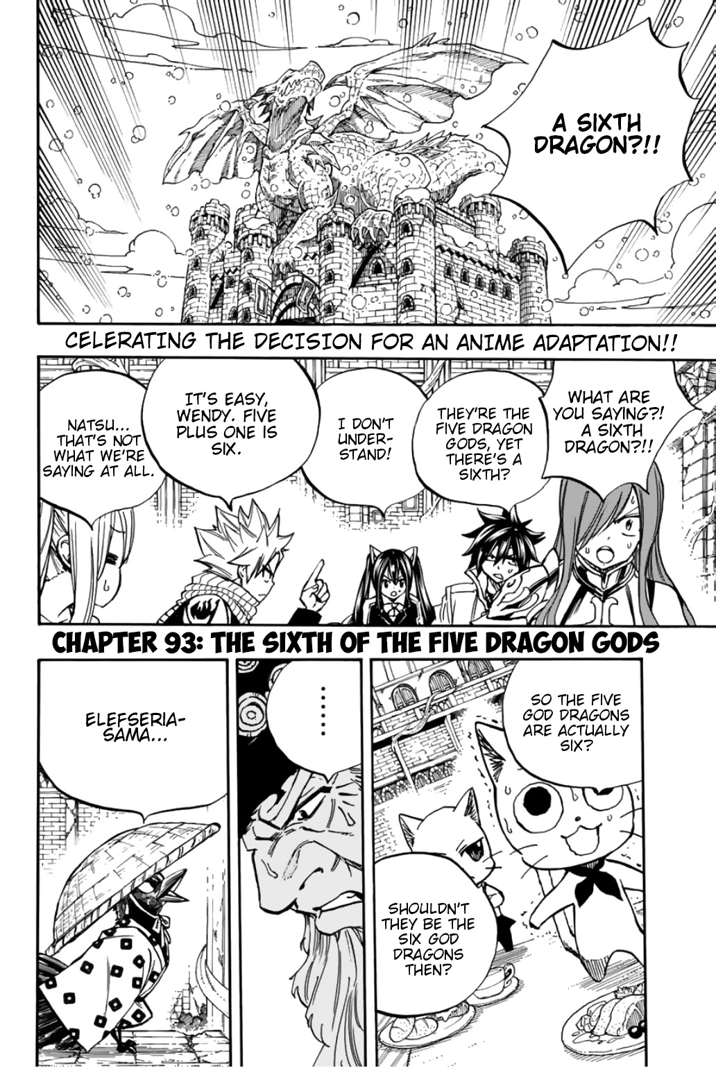 Fairy Tail: 100 Years Quest Chapter 93 page 3 - Chapter 93: The Sixth of The Five Dragon Gods