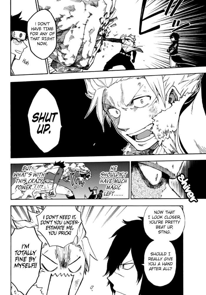 Fairy Tail Gaiden - Kengami no Souryuu Chapter 12 page 8 - Chapter 12: Sting's Great Pinch!