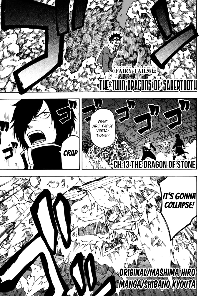 Fairy Tail Gaiden - Kengami no Souryuu Chapter 13 page 1 - Chapter 13: The Dragon of Stone