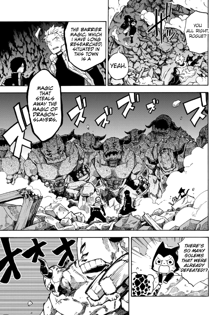 Fairy Tail Gaiden - Kengami no Souryuu Chapter 13 page 3 - Chapter 13: The Dragon of Stone