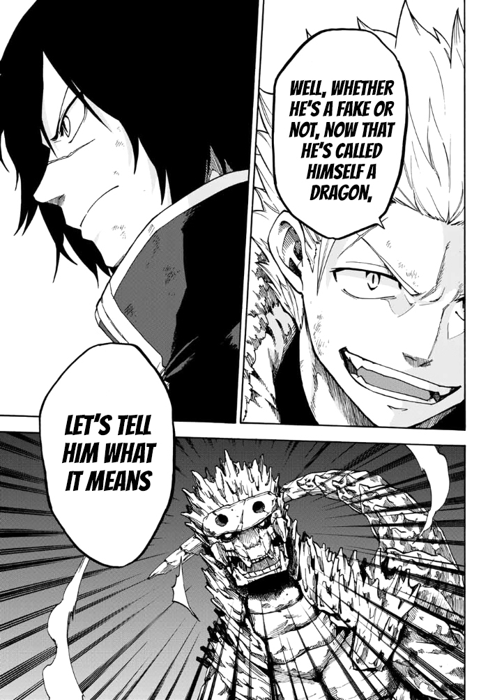 Fairy Tail Gaiden - Kengami no Souryuu Chapter 13 page 9 - Chapter 13: The Dragon of Stone