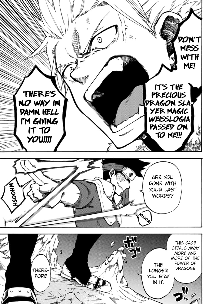 Fairy Tail Gaiden - Kengami no Souryuu Chapter 8 page 9 - Chapter 8: The One Who Disires the Power of Dragons