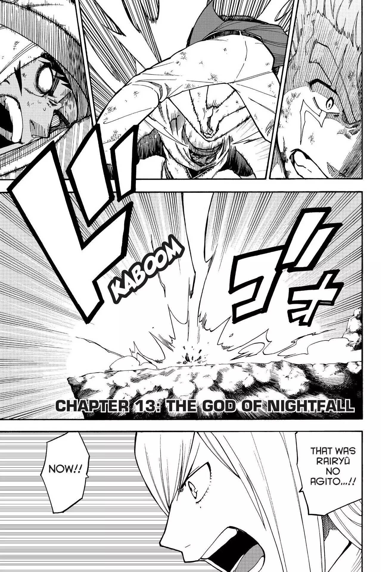 Fairy Tail Gaiden - Raigo Issen Chapter 13 page 1 - Chapter 13: The God of Nightfall