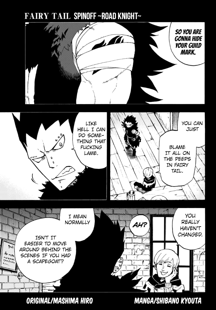 Fairy Tail Gaiden - Road Knight Chapter 6 page 1 - Chapter 6 : The Knight of the Dark Road