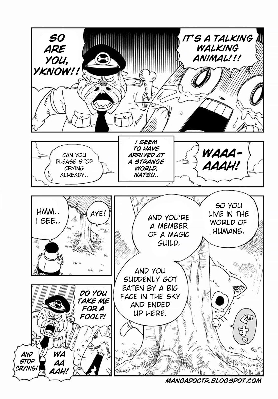 Fairy Tail: Happy's Great Adventure Chapter 1 page 9 - Chapter 1: Happy Arrives in Another World?!