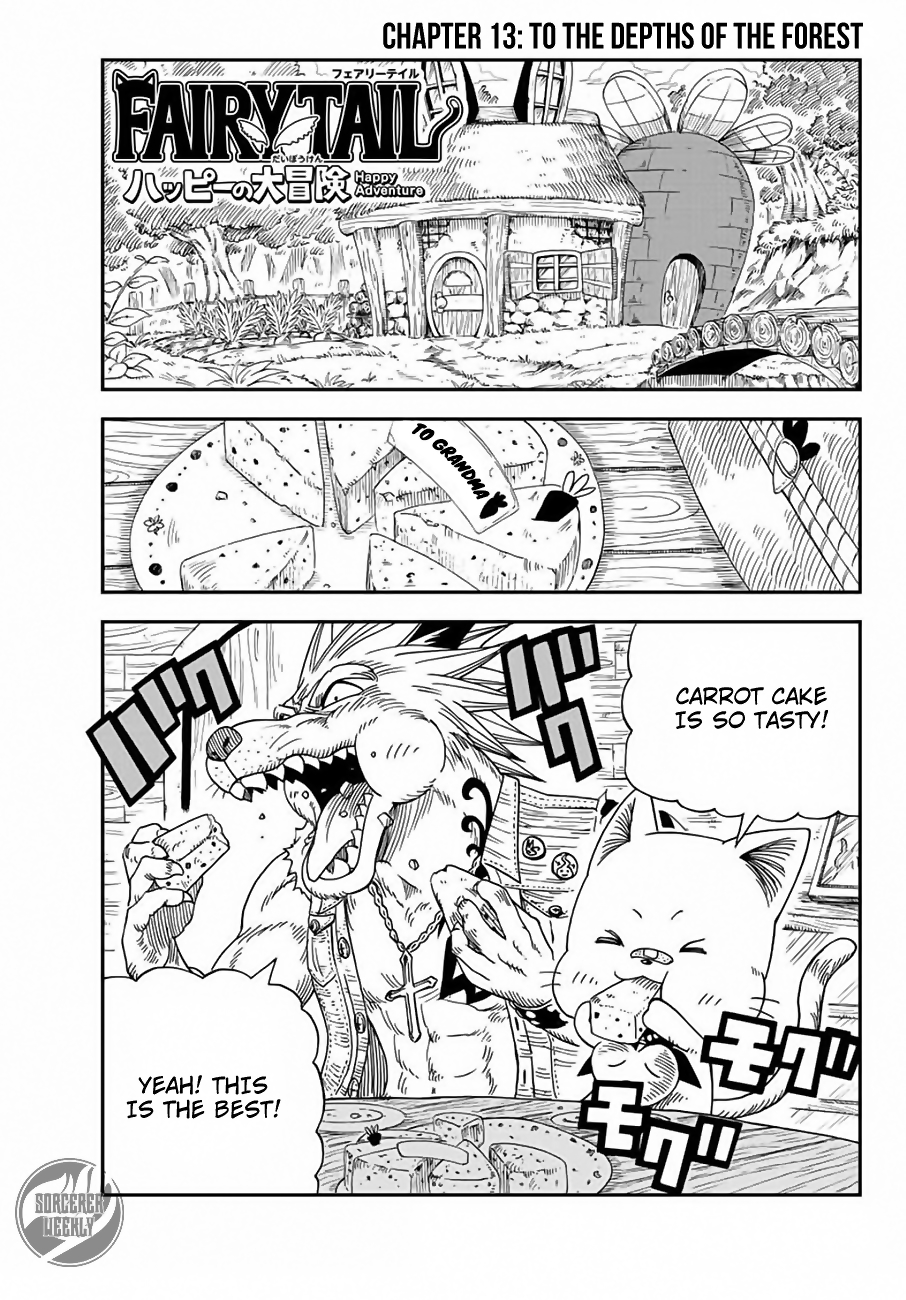 Fairy Tail: Happy's Great Adventure Chapter 13 page 1 - Chapter 13: To the Depths of the Forest