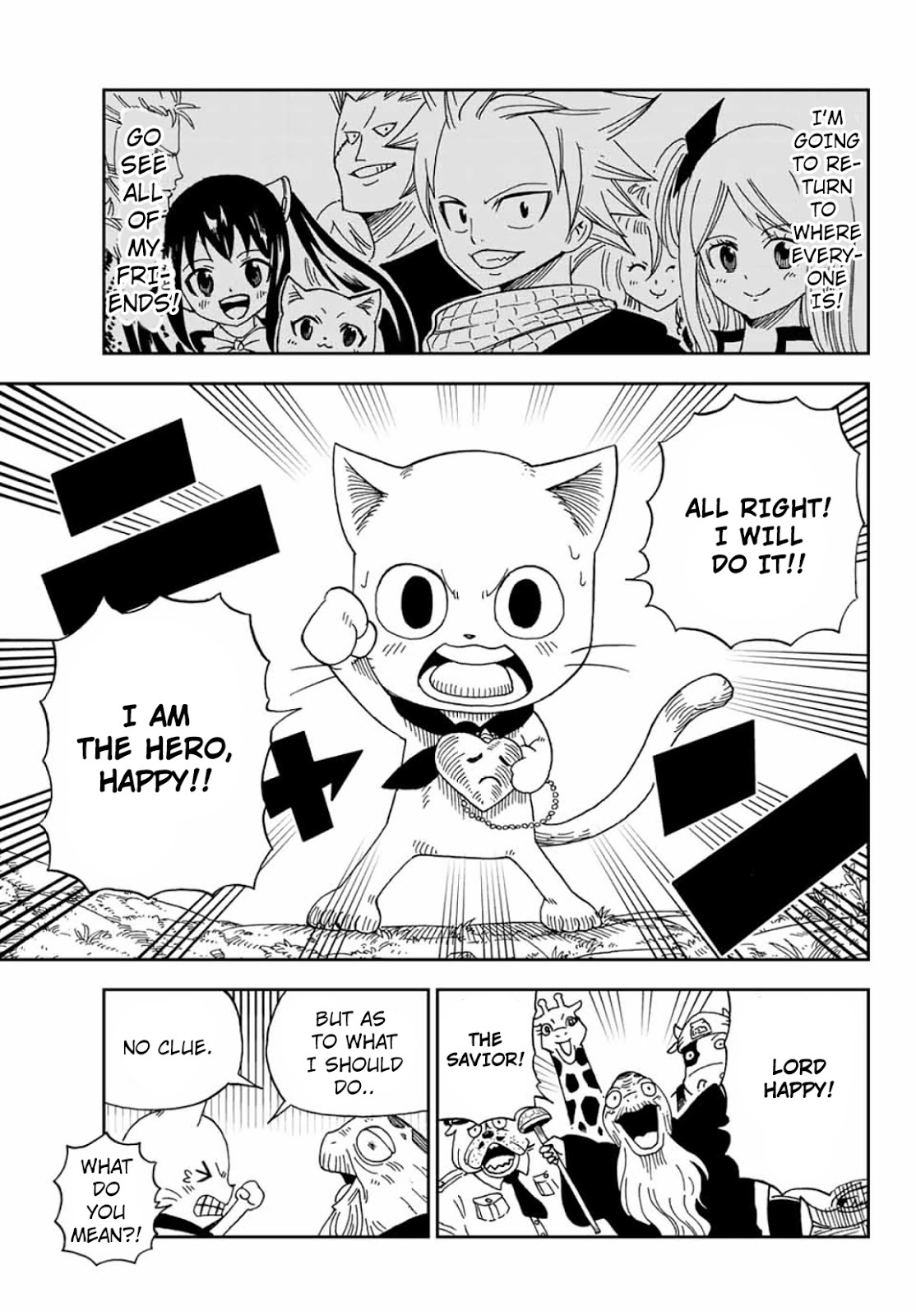 Fairy Tail: Happy's Great Adventure Chapter 2 page 10 - Chapter 2: Happy the Brave