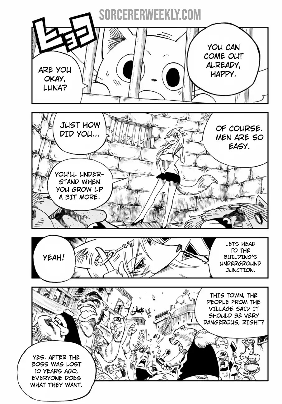 Fairy Tail: Happy's Great Adventure Chapter 21 page 4 - Chapter 21: Four Heavenly Kings of Wild Town