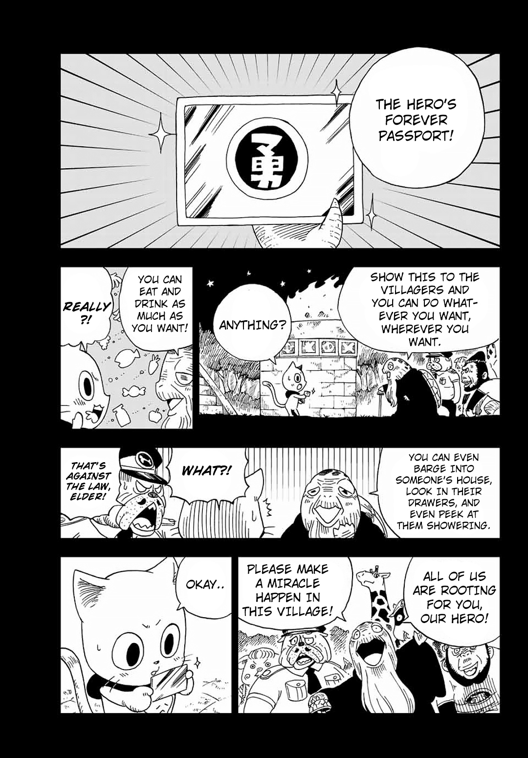 Fairy Tail: Happy's Great Adventure Chapter 3 page 4 - Chapter 3: Luna the Fox