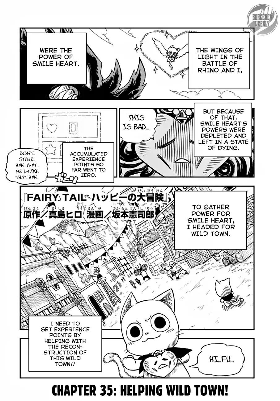 Fairy Tail: Happy's Great Adventure Chapter 35 page 1 - Chapter 35: Helping Wild Town!