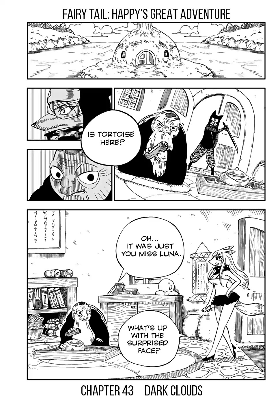 Fairy Tail: Happy's Great Adventure Chapter 43 page 1 - Chapter 43: Dark Clouds
