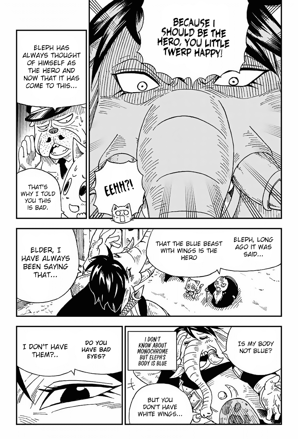 Fairy Tail: Happy's Great Adventure Chapter 8 page 10 - Chapter 8: The Blue Warrior