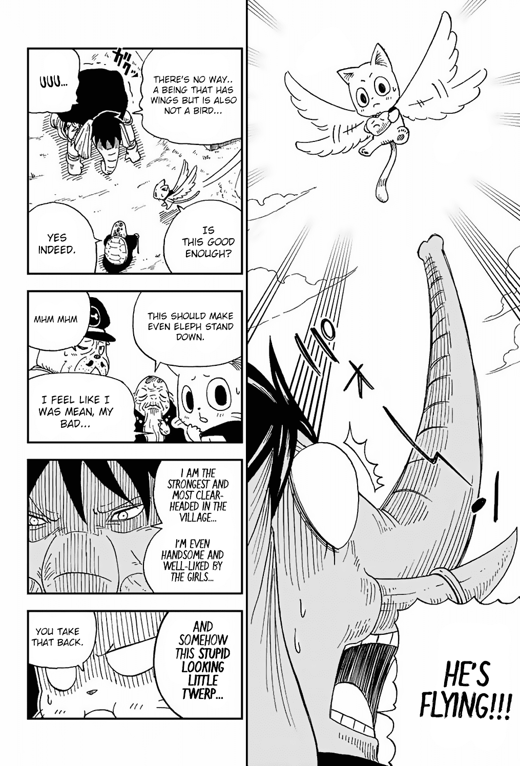 Fairy Tail: Happy's Great Adventure Chapter 8 page 12 - Chapter 8: The Blue Warrior