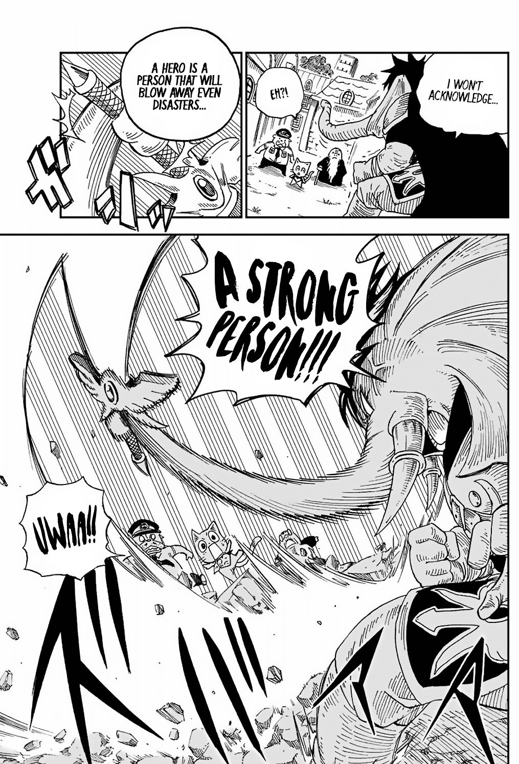 Fairy Tail: Happy's Great Adventure Chapter 8 page 13 - Chapter 8: The Blue Warrior