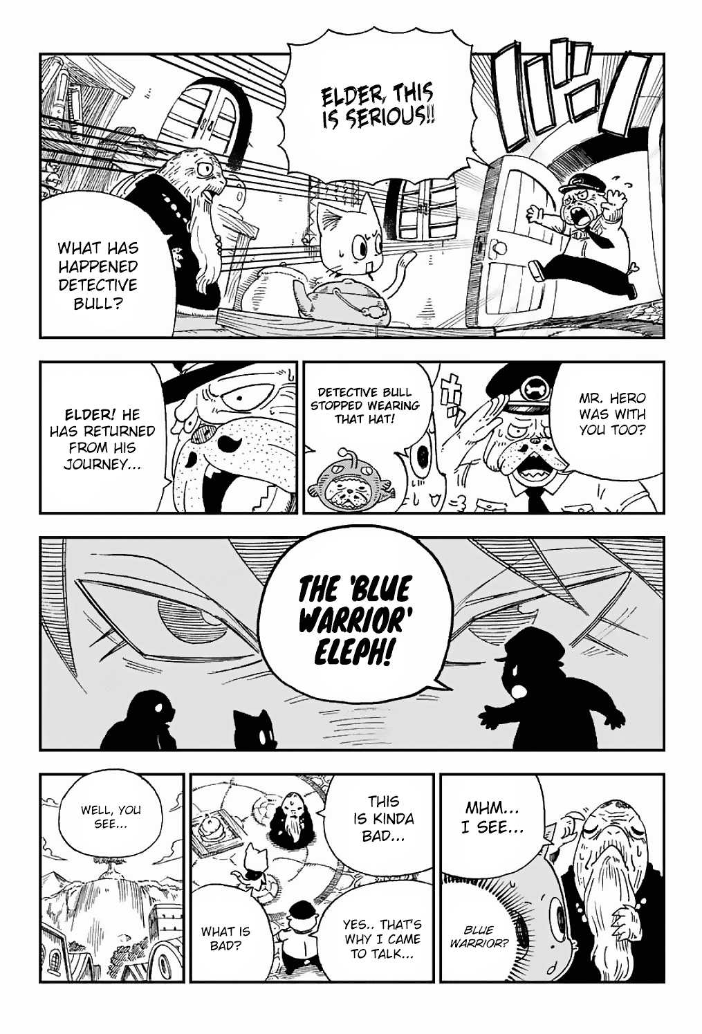 Fairy Tail: Happy's Great Adventure Chapter 8 page 6 - Chapter 8: The Blue Warrior