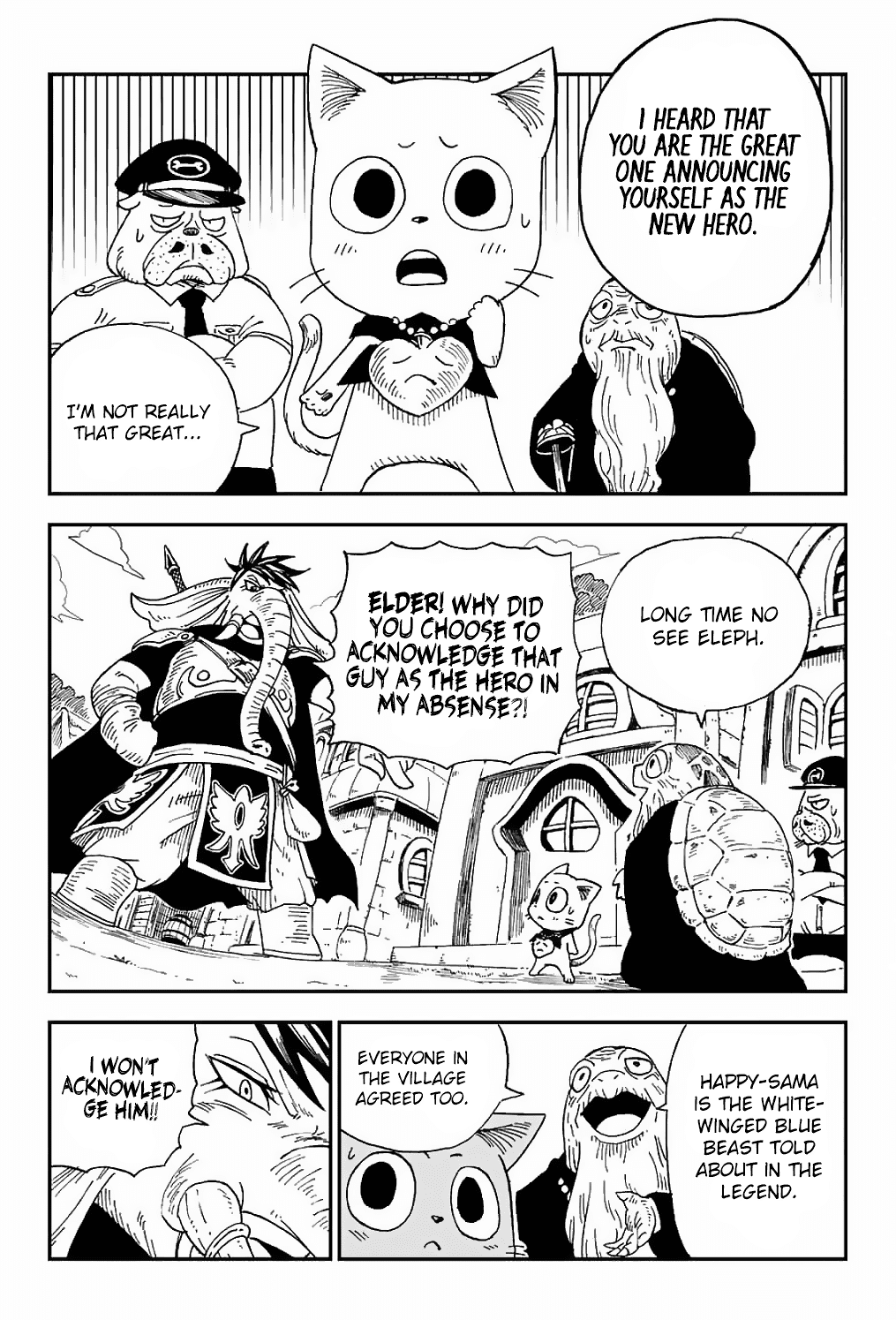 Fairy Tail: Happy's Great Adventure Chapter 8 page 9 - Chapter 8: The Blue Warrior