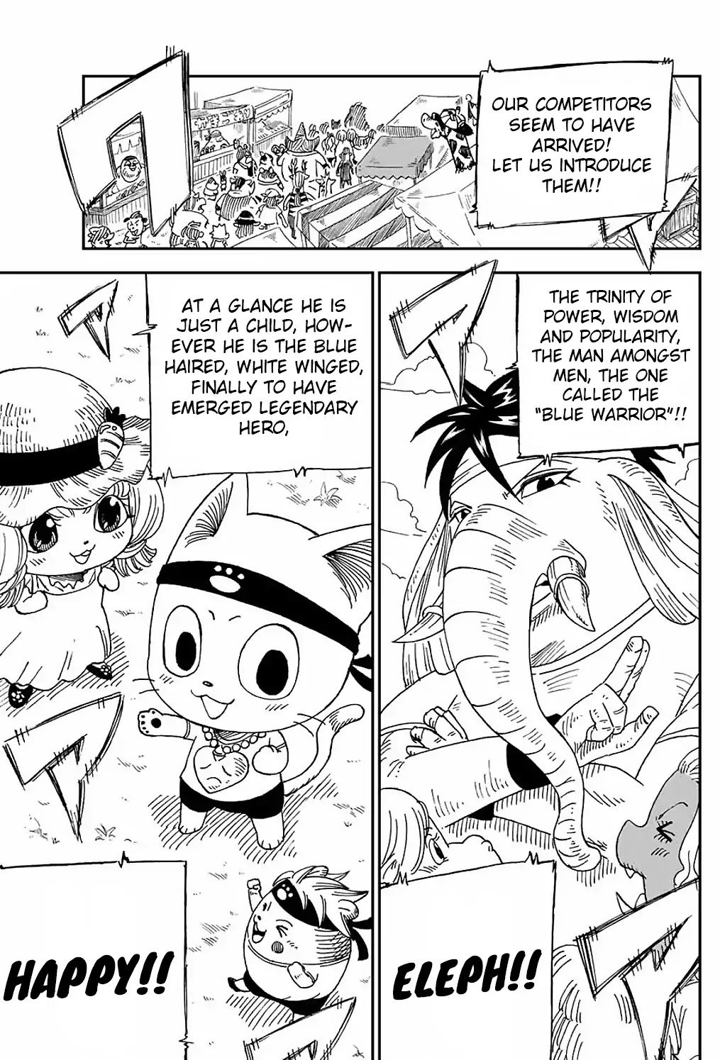 Fairy Tail: Happy's Great Adventure Chapter 9 page 5 - Chapter 9: The Hero Race Begins!!