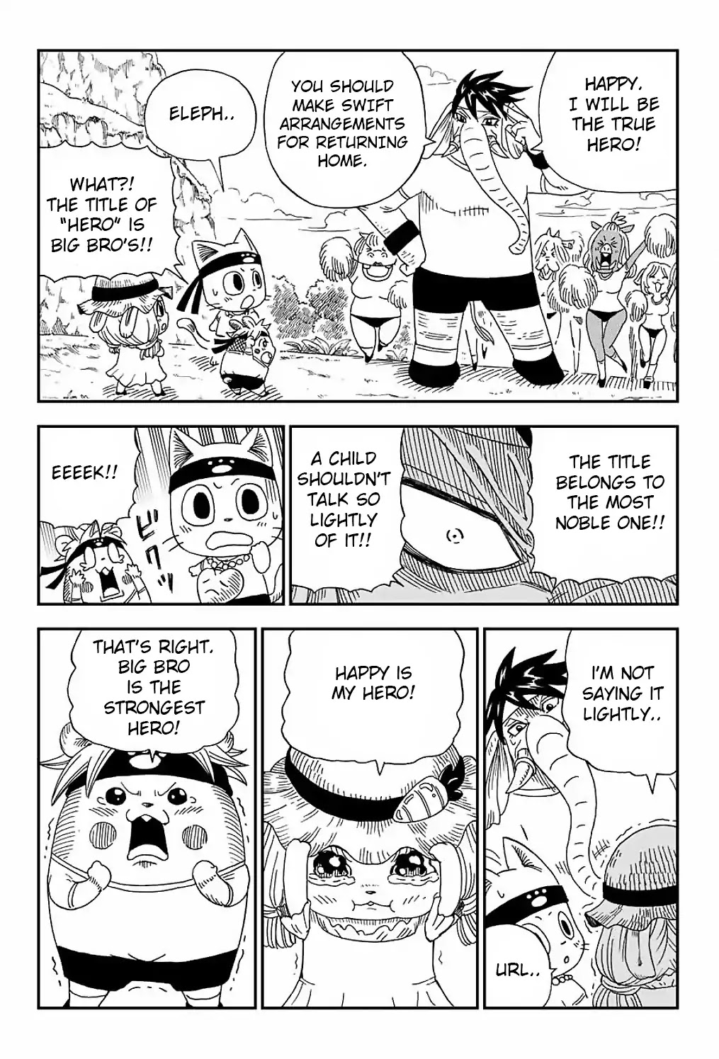 Fairy Tail: Happy's Great Adventure Chapter 9 page 6 - Chapter 9: The Hero Race Begins!!