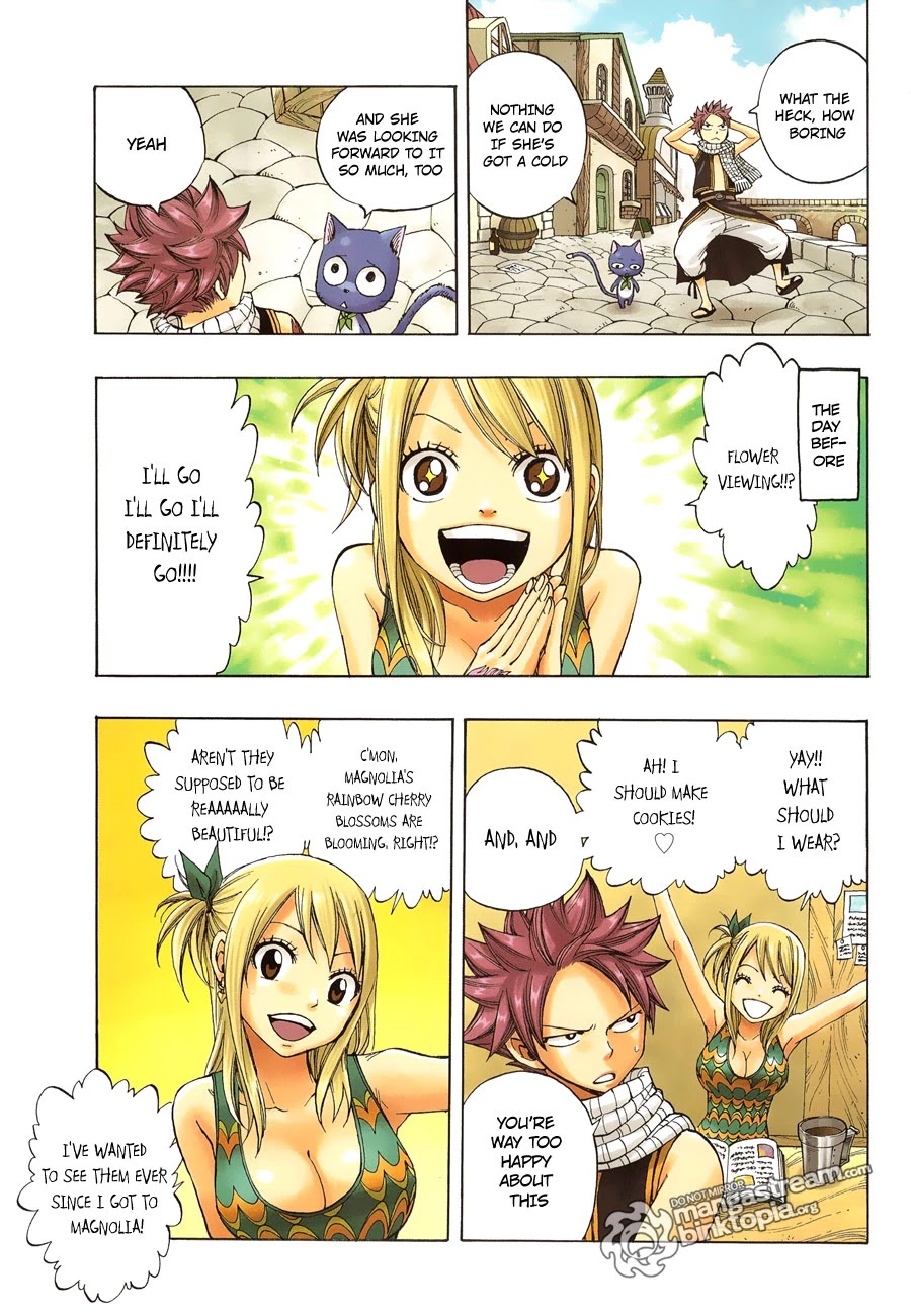 Fairy Tail S Chapter 2.3 page 4 - Vol.2 Chapter 3: The Rainbow Cherry Tree