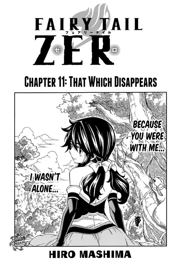 Fairy Tail Zero Chapter 11 page 1 - Chapter 11 : That Which Disappears