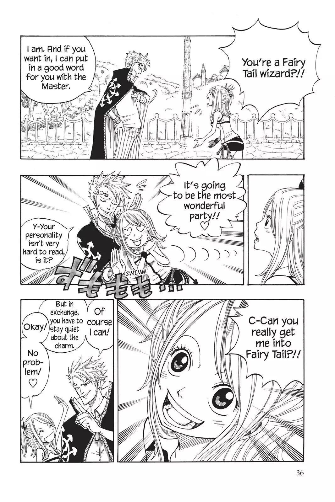 Fairy Tail Chapter 1 page 36 - Chapter 1: The Fairy's Tail