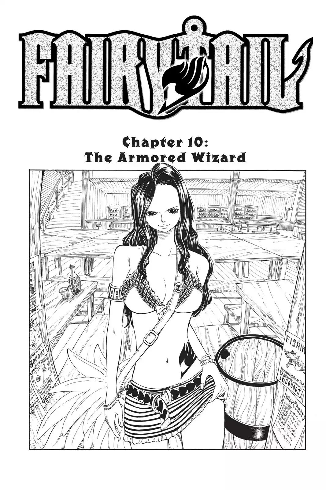 Fairy Tail Chapter 10 page 1 - Chapter 10: The Armored Wizard