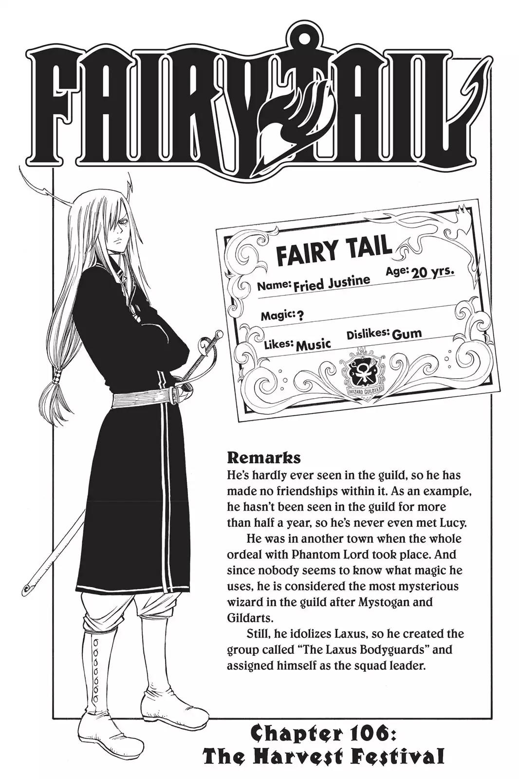 Fairy Tail Chapter 106 page 1 - Chapter 106: Harvest Festival