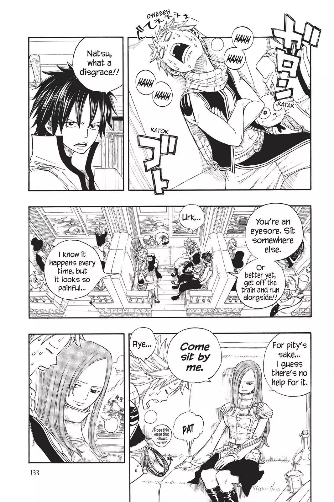 Fairy Tail Chapter 11 page 9 - Chapter 11: Natsu On The Train