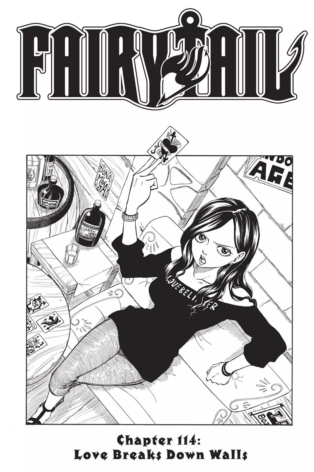 Fairy Tail Chapter 114 page 1 - Chapter 114: Love Breaks Down Walls