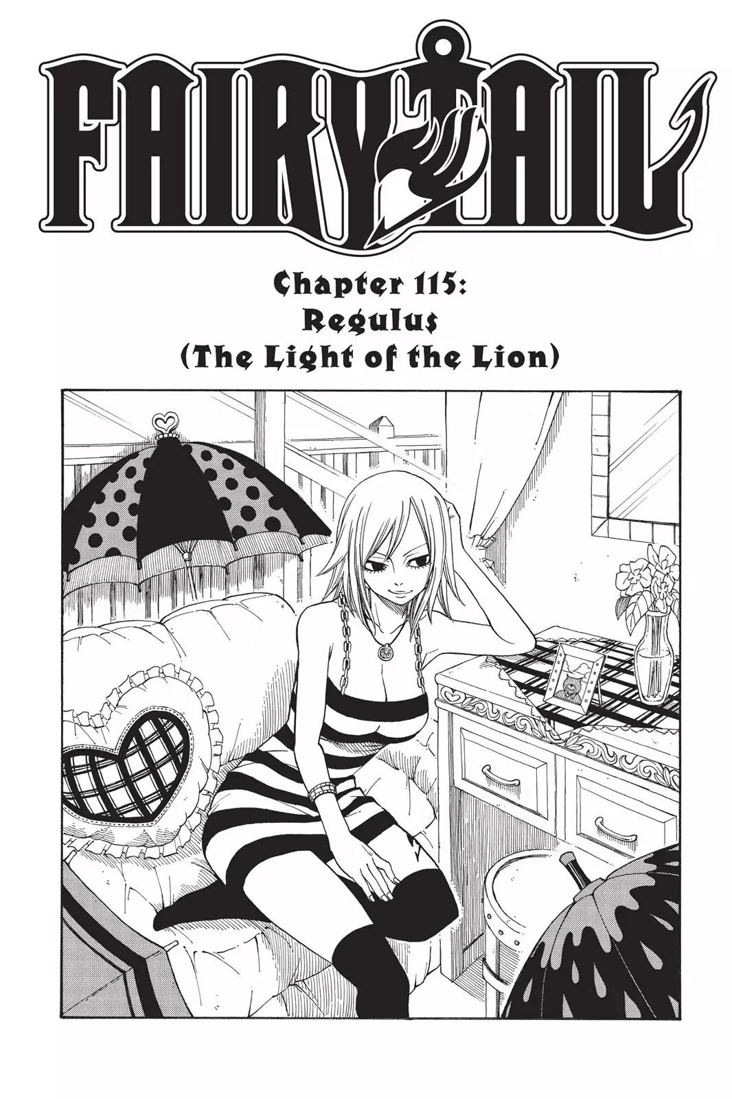 Fairy Tail Chapter 115 page 1 - Chapter 115: Regulus (The Light Of The Lion)